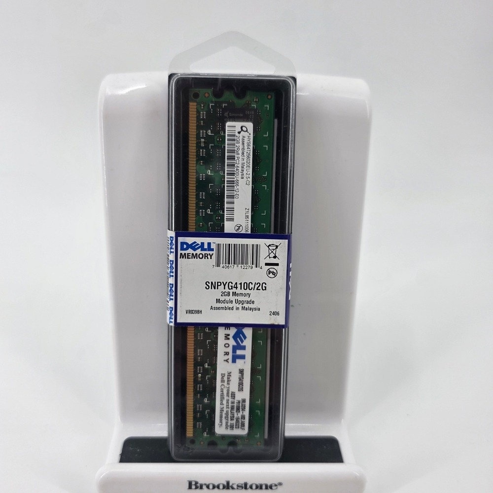 Dell 2GB DDR2 RAM PC2-6400 800MHz DIMM Memory Module Upgrade SNPYG410C/2G Sealed